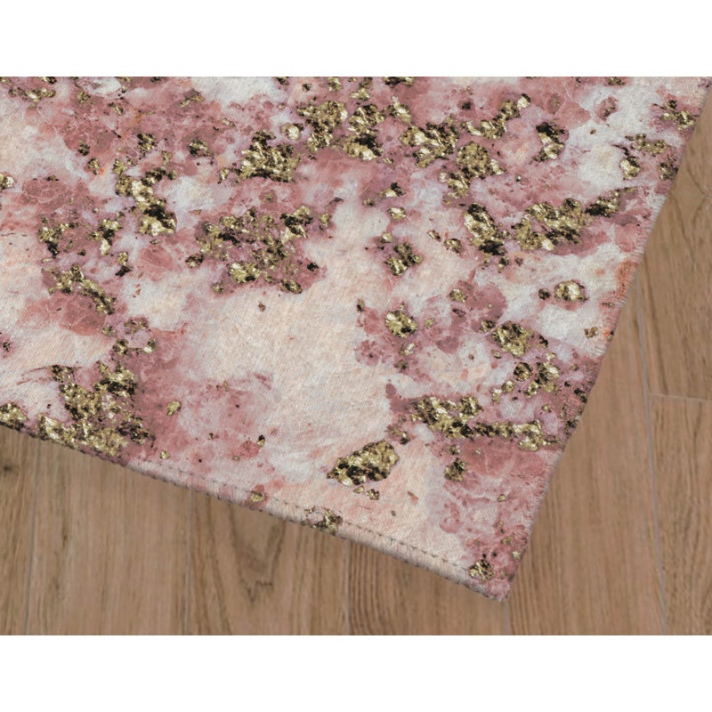 Kavka MICA PINK Kitchen Mat Wayfair